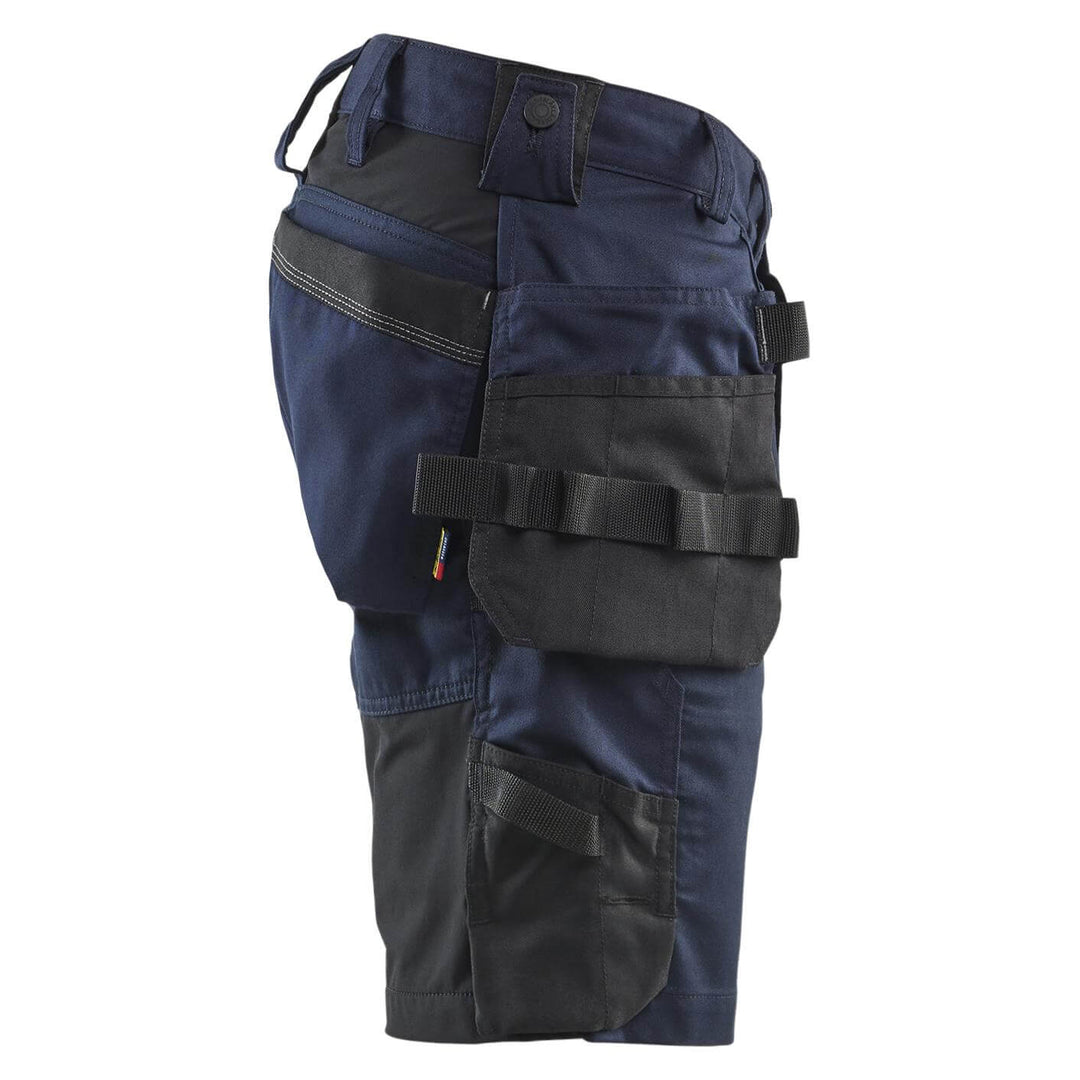 Blaklader 17521832 Lightweight Craftsman Stretch Shorts with Holster Pockets Dark Navy Blue Right 