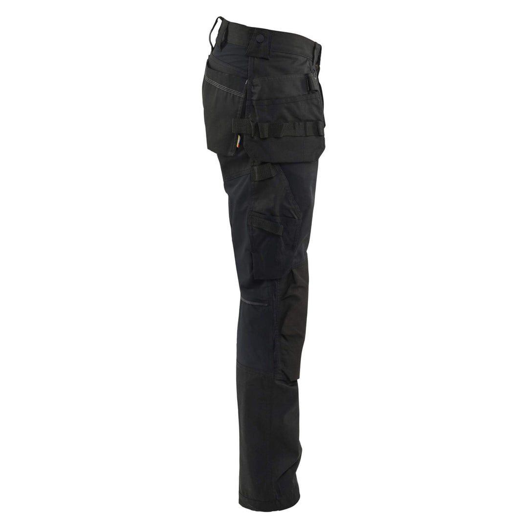 Blaklader 17501832 Lightweight Stretch Craftsman Trousers Black Right 