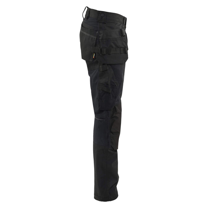 Blaklader 17501832 Lightweight Stretch Craftsman Trousers Black Right 