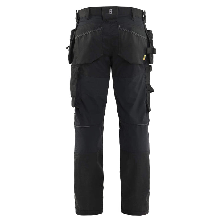 Blaklader 17501832 Lightweight Stretch Craftsman Trousers Black Rear 