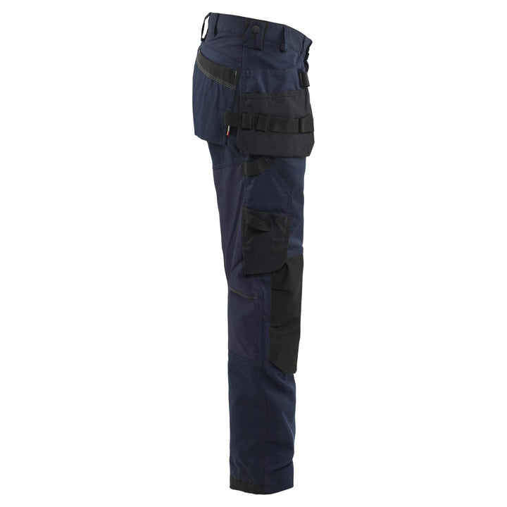 Blaklader 17501832 Lightweight Stretch Craftsman Trousers Dark Navy Blue Right 