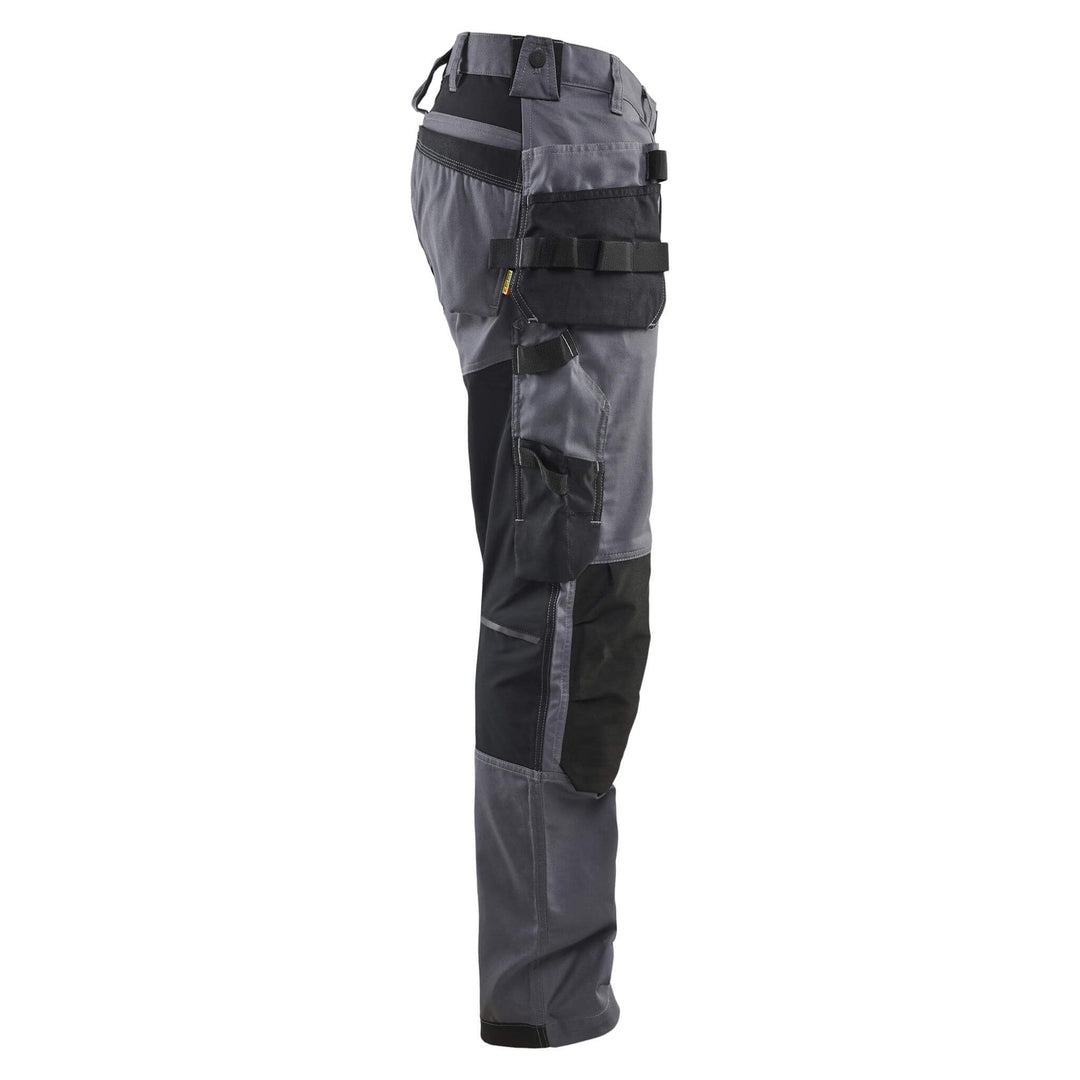 Blaklader 17501832 Lightweight Stretch Craftsman Trousers Mid Grey Right 