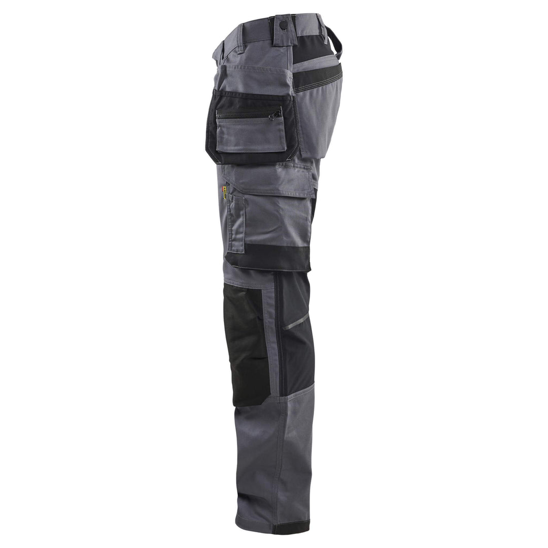 Blaklader 17501832 Lightweight Stretch Craftsman Trousers Mid Grey Left 