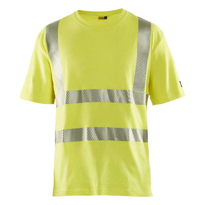 Blaklader 34801737 Multinorm FR Hi Vis T-Shirt Hi-Vis Yellow Main #colour_hi-vis-yellow