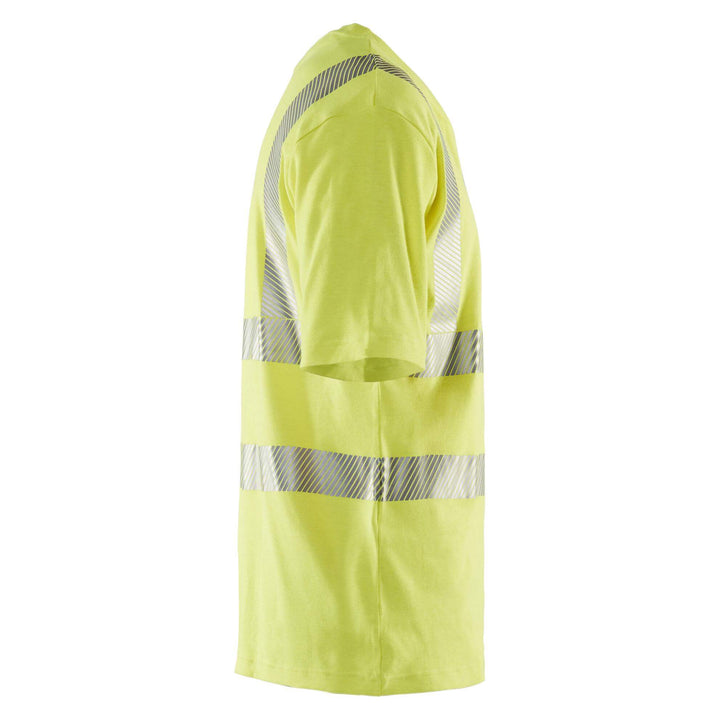 Blaklader 34801737 Multinorm FR Hi Vis T-Shirt Hi-Vis Yellow Right #colour_hi-vis-yellow