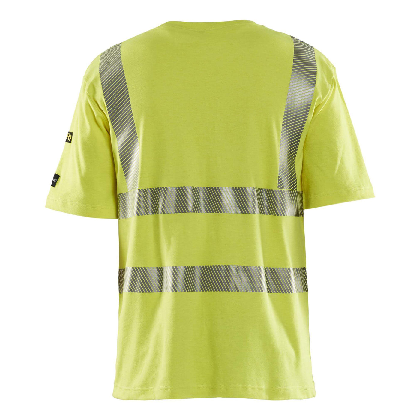 Blaklader 34801737 Multinorm FR Hi Vis T-Shirt Hi-Vis Yellow Rear #colour_hi-vis-yellow