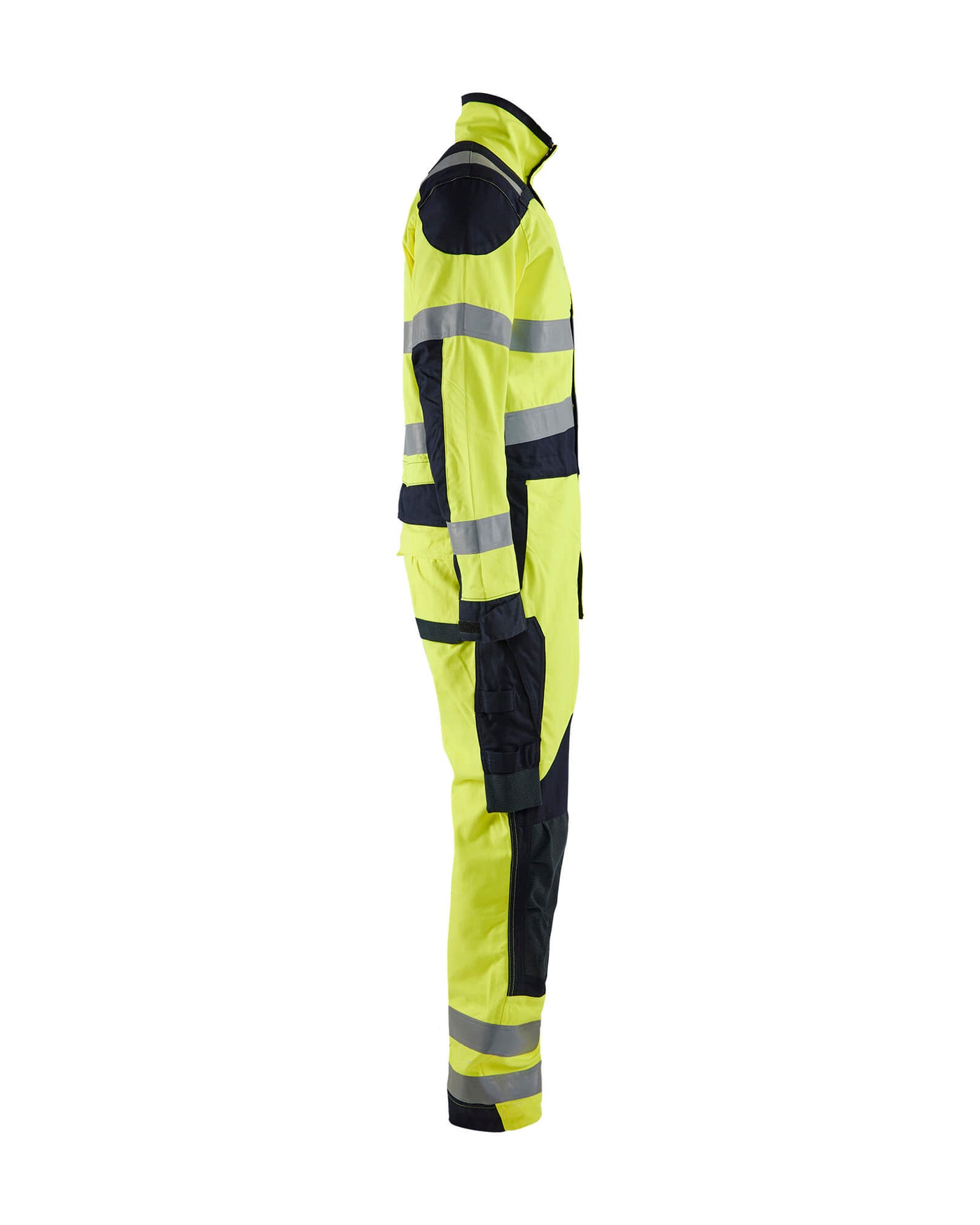 Blaklader 60891512 Multinorm Overalls Flame-Retardant Yellow/Navy Blue Right #colour_yellow-navy-blue