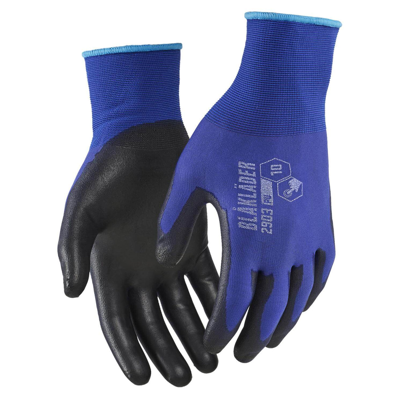 Blaklader 29031465 PU Dipped Touchscreen Precision Gloves Navy Blue Main #colour_navy-blue