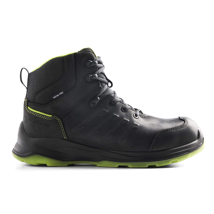Blaklader 24130000 SPRINTER S3S Composite Toe Cap Safety Boots Black/Lime Green Main #colour_black-lime-green