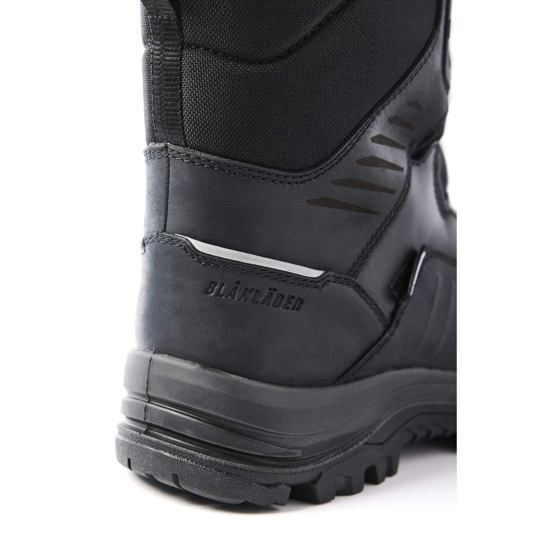 Blaklader 24930000 STORM S7S Waterproof Winter Composite Toe Cap Safety Boots Black/Black Detail 3 #colour_black-black