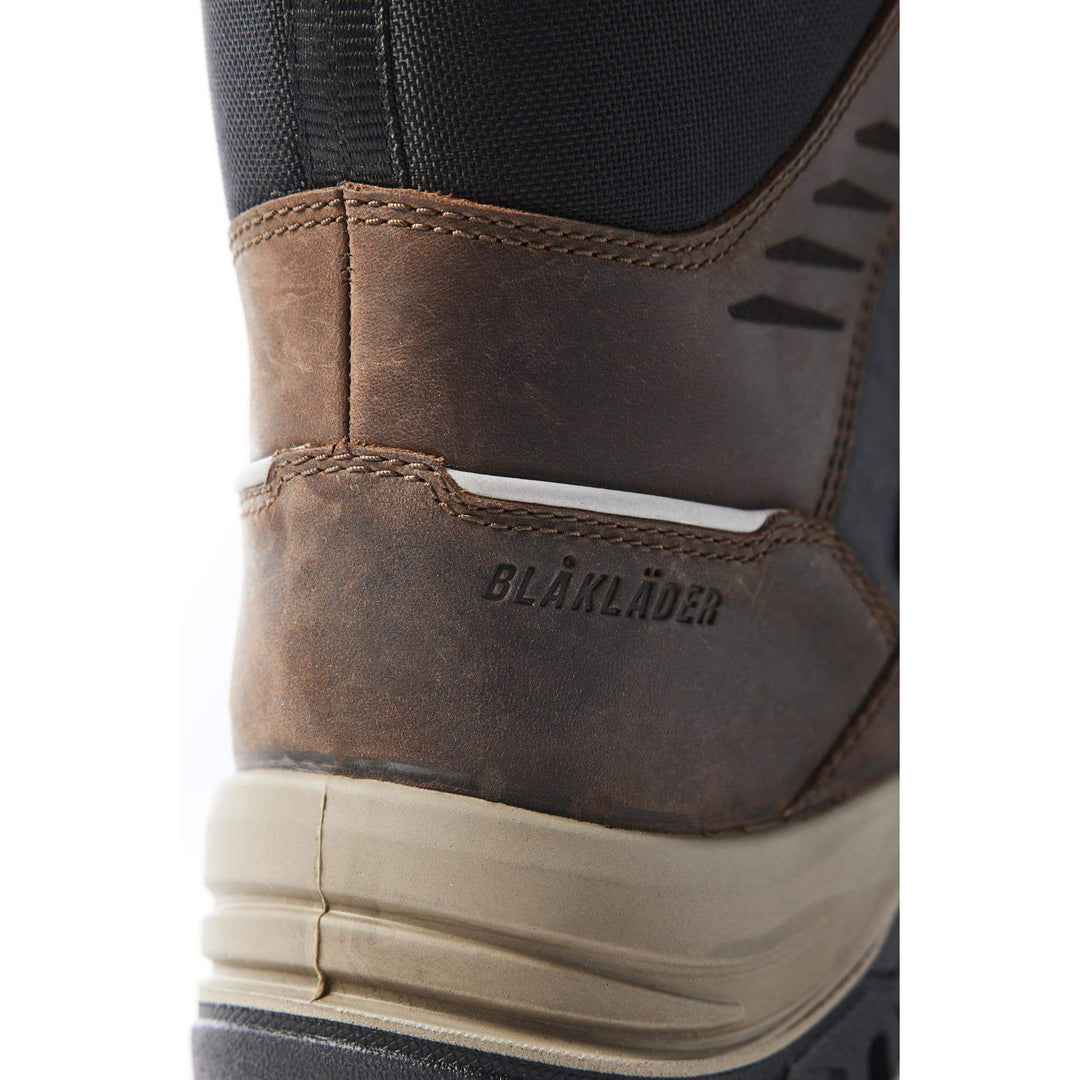 Blaklader 24930000 STORM S7S Waterproof Winter Composite Toe Cap Safety Boots Brown/Black Detail 3 #colour_brown-black