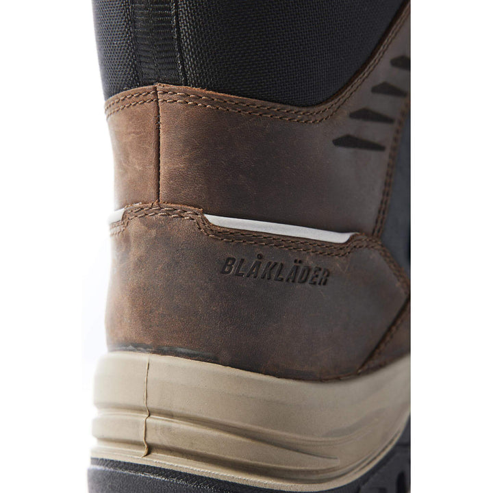 Blaklader 24930000 STORM S7S Waterproof Winter Composite Toe Cap Safety Boots Brown/Black Detail 3 #colour_brown-black