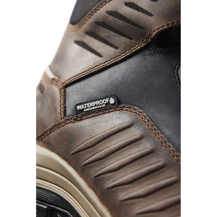 Blaklader 24930000 STORM S7S Waterproof Winter Composite Toe Cap Safety Boots Brown/Black Detail 1 #colour_brown-black