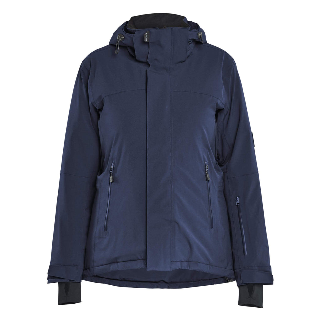 Blaklader 47071917 STRIKER Ladies Stretch Insulated Waterproof Winter Jacket Dark Navy Blue Main #colour_dark-navy-blue