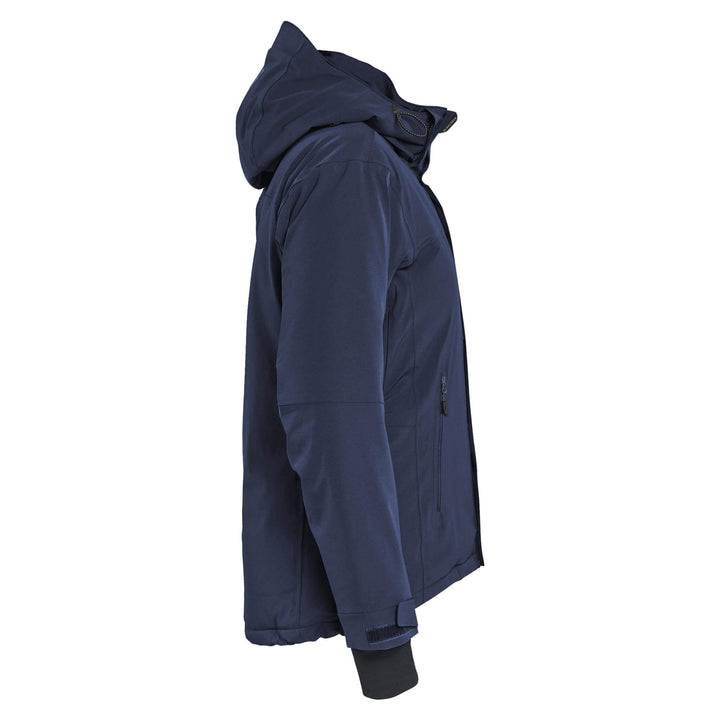 Blaklader 47071917 STRIKER Ladies Stretch Insulated Waterproof Winter Jacket Dark Navy Blue Right #colour_dark-navy-blue