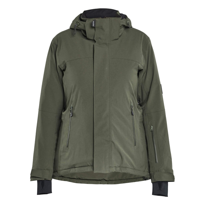 Blaklader 47071917 STRIKER Ladies Stretch Insulated Waterproof Winter Jacket Forest Night Main #colour_forest-night