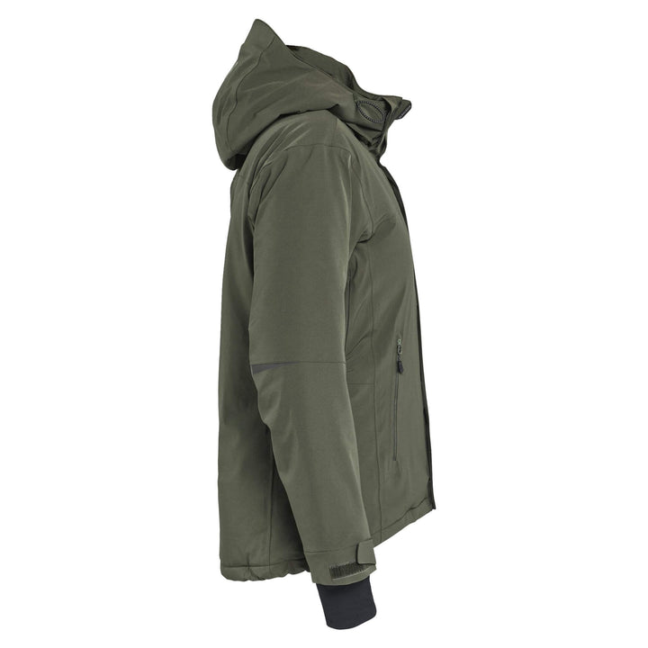 Blaklader 47071917 STRIKER Ladies Stretch Insulated Waterproof Winter Jacket Forest Night Right #colour_forest-night