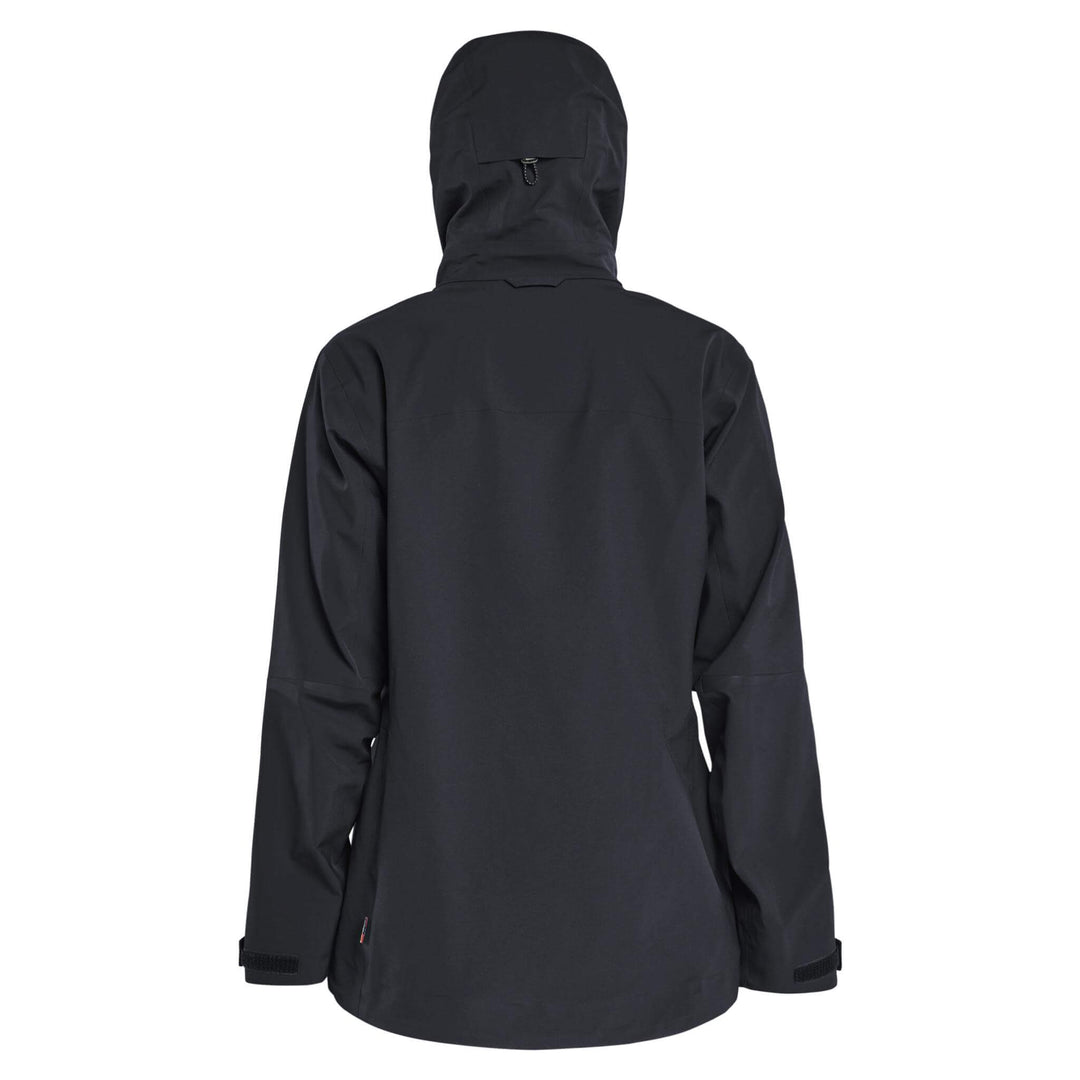 Blaklader 47081916 STRIKER Ladies Waterproof Hooded Stretch Shell Jacket Black Additional 1 #colour_black