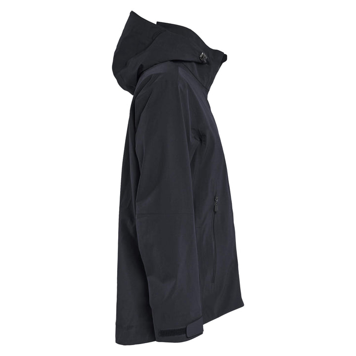 Blaklader 47081916 STRIKER Ladies Waterproof Hooded Stretch Shell Jacket Black Right #colour_black