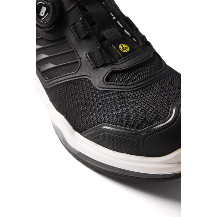 Blaklader 24870000 STRIKER S1P Lightweight Safety Shoes Black/Mid Grey Detail 2 #colour_black-mid-grey