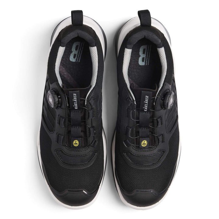 Blaklader 24870000 STRIKER S1P Lightweight Safety Shoes Black/Mid Grey Right #colour_black-mid-grey