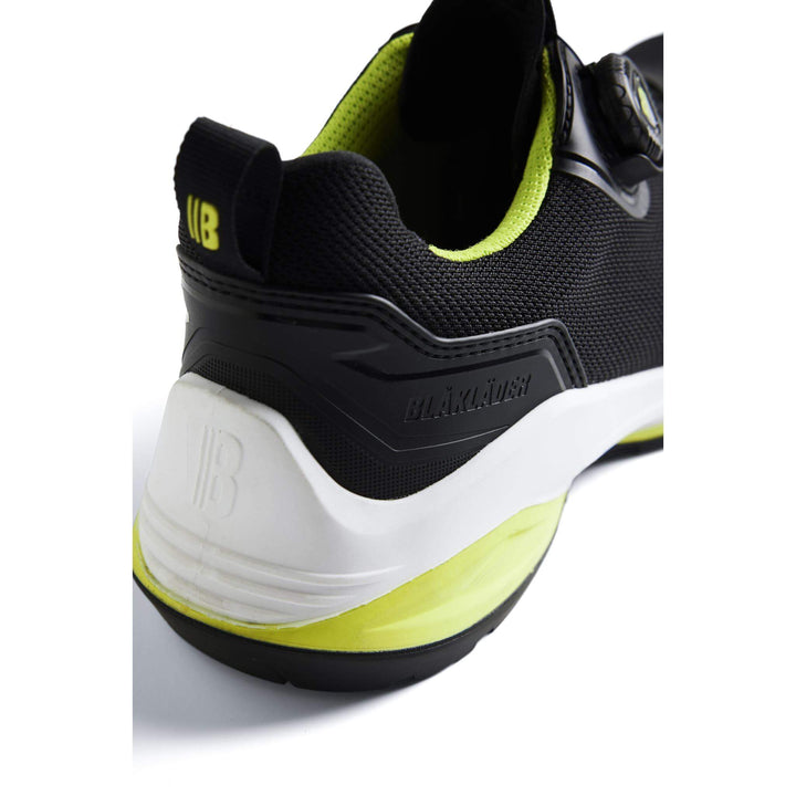 Blaklader 24860000 STRIKER S3 Lightweight ESD Freelock Safety Shoes Black/Lime Green Detail 3 #colour_black-lime-green