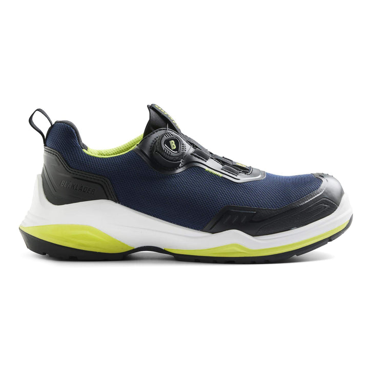 Blaklader 24860000 STRIKER S3 Lightweight ESD Freelock Safety Shoes Dark Navy/Lime Green Main #colour_dark-navy-lime-green