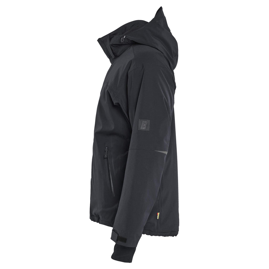 Blaklader 49911917 STRIKER Stretch Waterproof Winter Jacket Black Left #colour_black