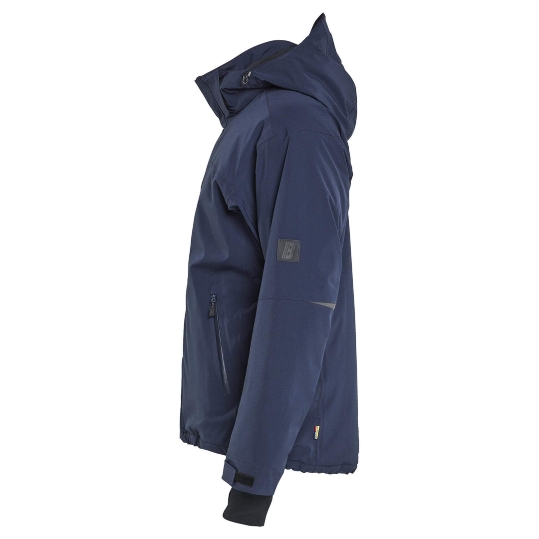 Blaklader 49911917 STRIKER Stretch Waterproof Winter Jacket Dark Navy Blue Left #colour_dark-navy-blue