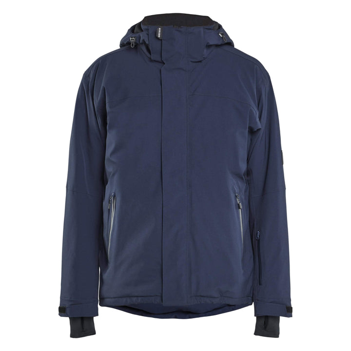 Blaklader 49911917 STRIKER Stretch Waterproof Winter Jacket Dark Navy Blue Main #colour_dark-navy-blue