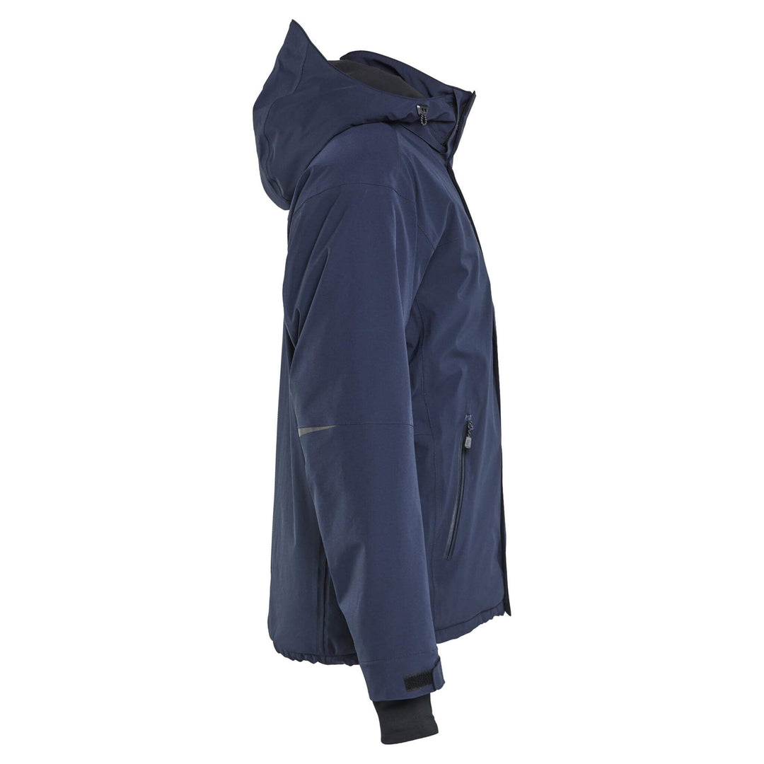 Blaklader 49911917 STRIKER Stretch Waterproof Winter Jacket Dark Navy Blue Right #colour_dark-navy-blue