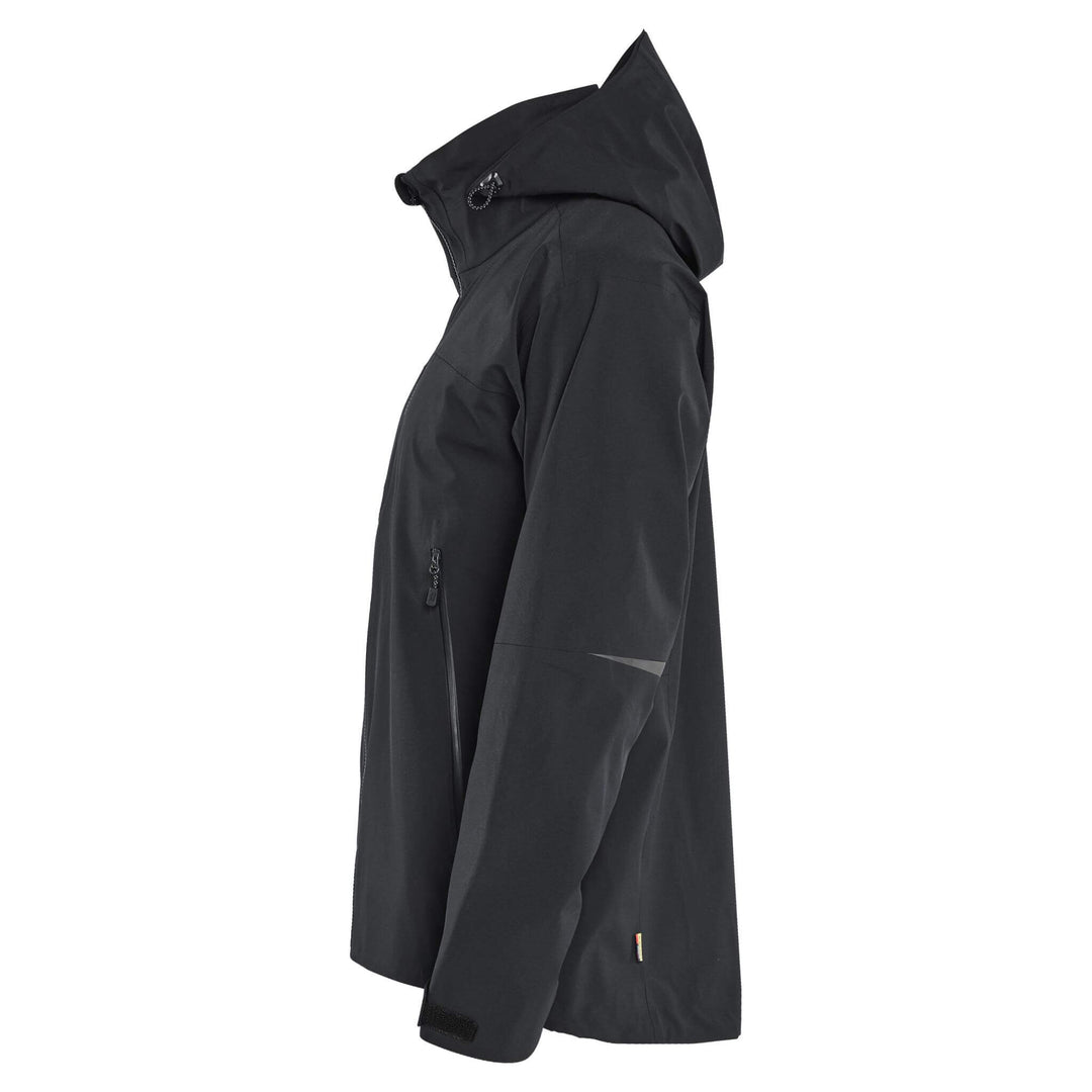 Blaklader 49801916 STRIKER Waterproof Stretch Shell Jacket Black Left #colour_black