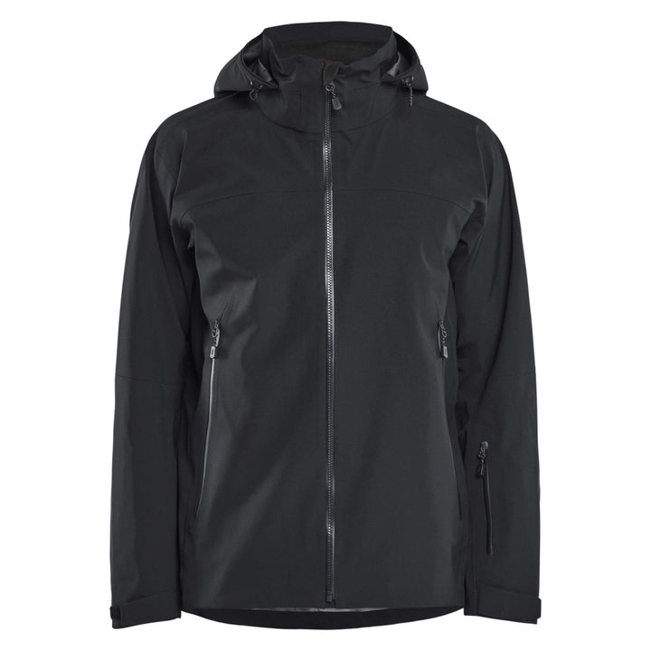 Blaklader 49801916 STRIKER Waterproof Stretch Shell Jacket Black Main #colour_black