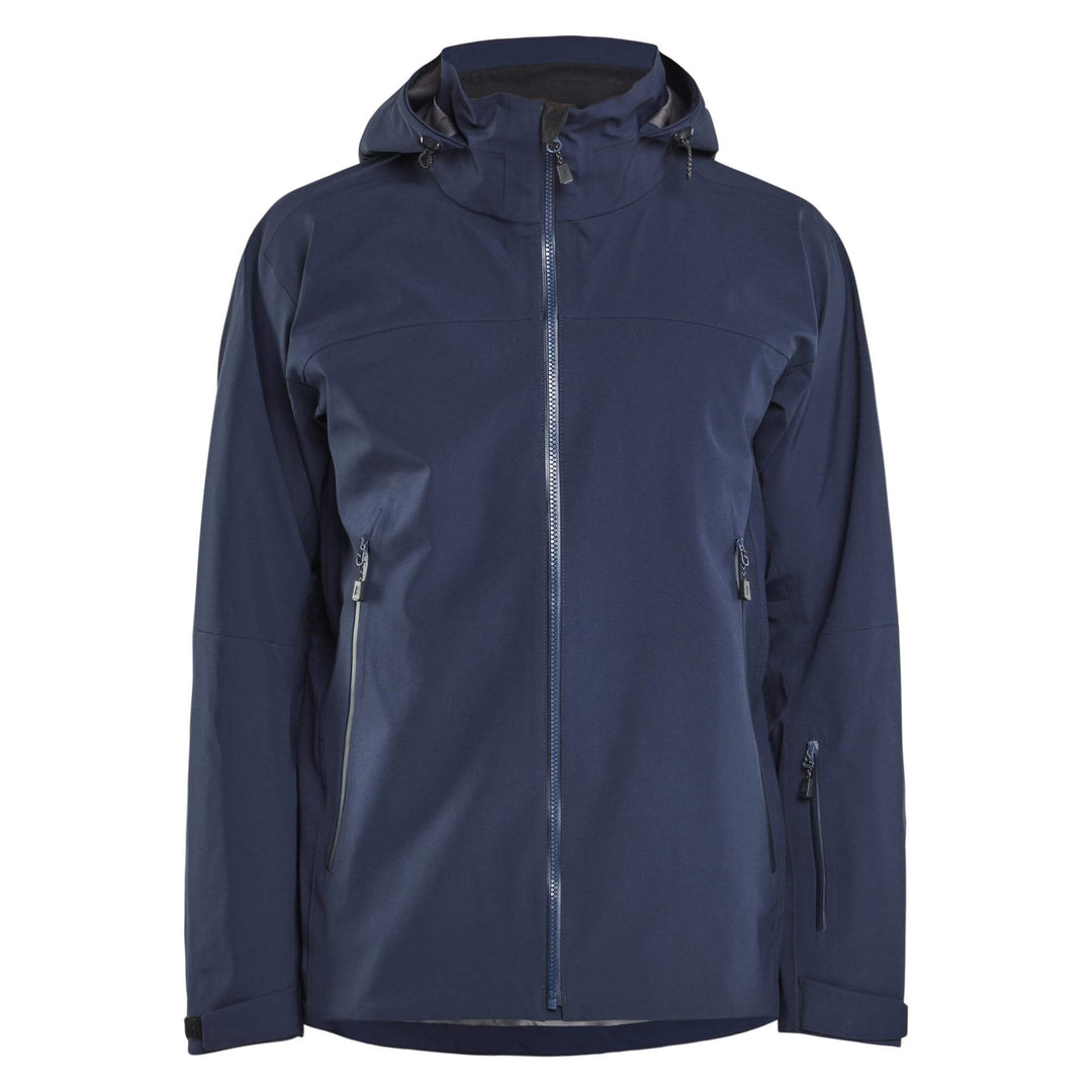 Blaklader 49801916 STRIKER Waterproof Stretch Shell Jacket Dark Navy Blue Main #colour_dark-navy-blue