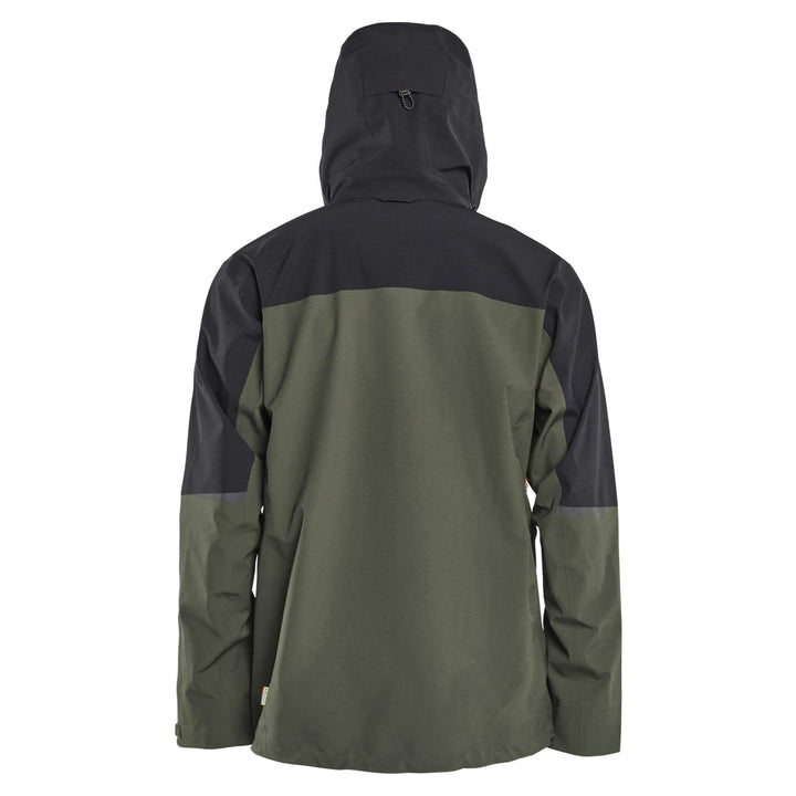 Blaklader 49801916 STRIKER Waterproof Stretch Shell Jacket Forest Green/Rust Additional 1 #colour_forest-green-rust