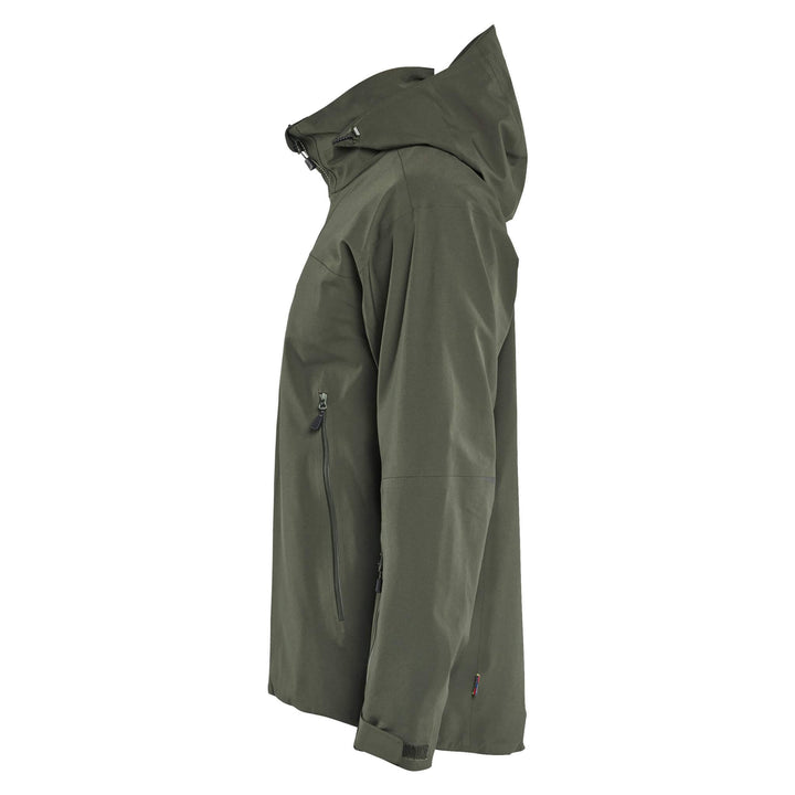 Blaklader 49801916 STRIKER Waterproof Stretch Shell Jacket Forest Night Left #colour_forest-night