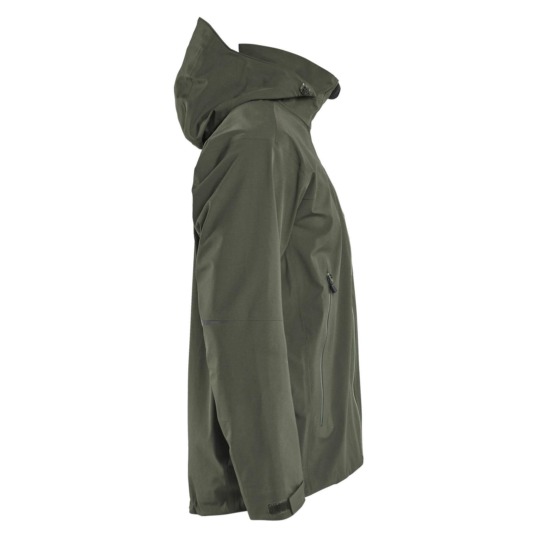 Blaklader 49801916 STRIKER Waterproof Stretch Shell Jacket Forest Night Right #colour_forest-night