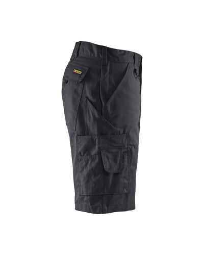 Blaklader 14471800 Shorts Multi-Pocket Workwear Black Right #colour_black