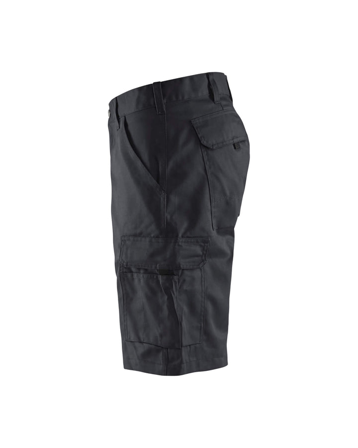 Blaklader 14471800 Shorts Multi-Pocket Workwear Black Left #colour_black