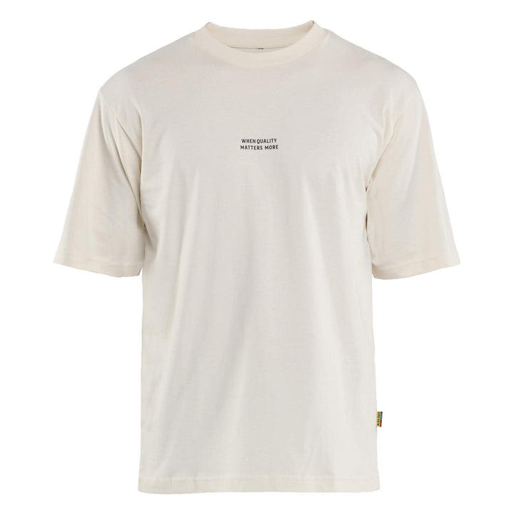 Blaklader 94271030 Snake Loose Fit Cotton T-Shirt Unbleached Main #colour_unbleached