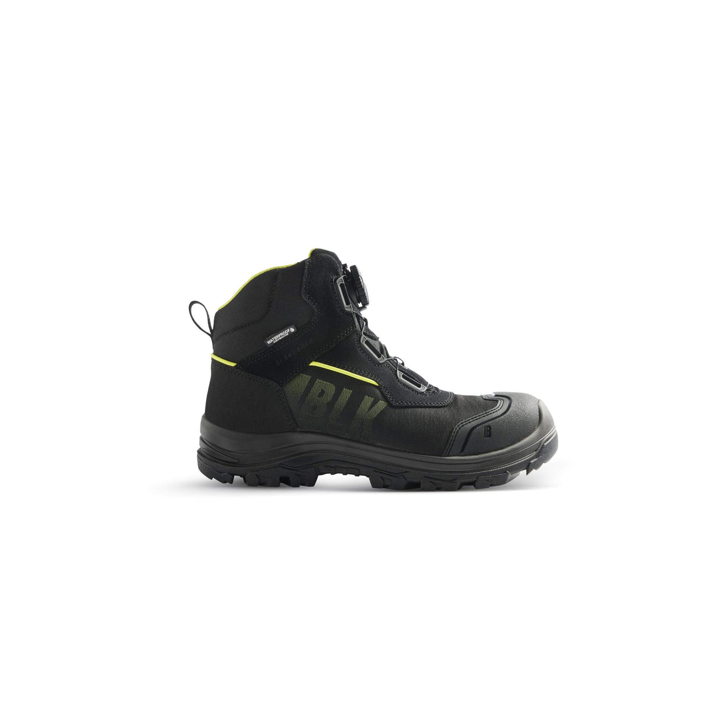 Blaklader 24780000 Storm Waterproof Cold Insulated Composite S3 Safety Boot Black/Hi-Vis Yellow Main #colour_black-hi-vis-yellow