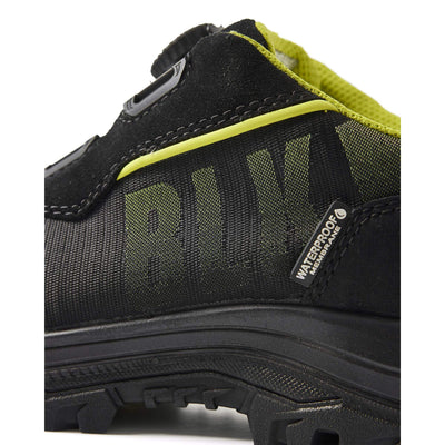 Blaklader 24770000 Storm Waterproof S3 Composite Safety Shoes Black/Hi-Vis Yellow Detail 1 #colour_black-hi-vis-yellow
