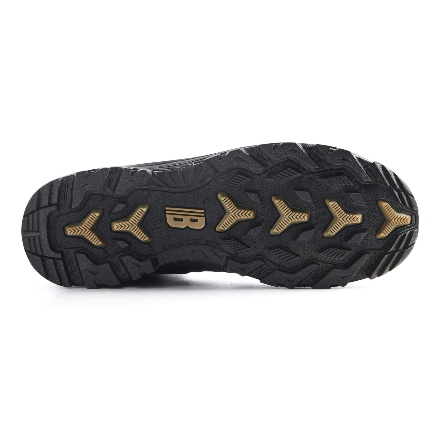 Blaklader 24910000 Storm Waterproof S3 Safety Shoes Brown/Black Rear #colour_brown-black