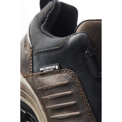 Blaklader 24910000 Storm Waterproof S3 Safety Shoes Brown/Black Detail 1 #colour_brown-black