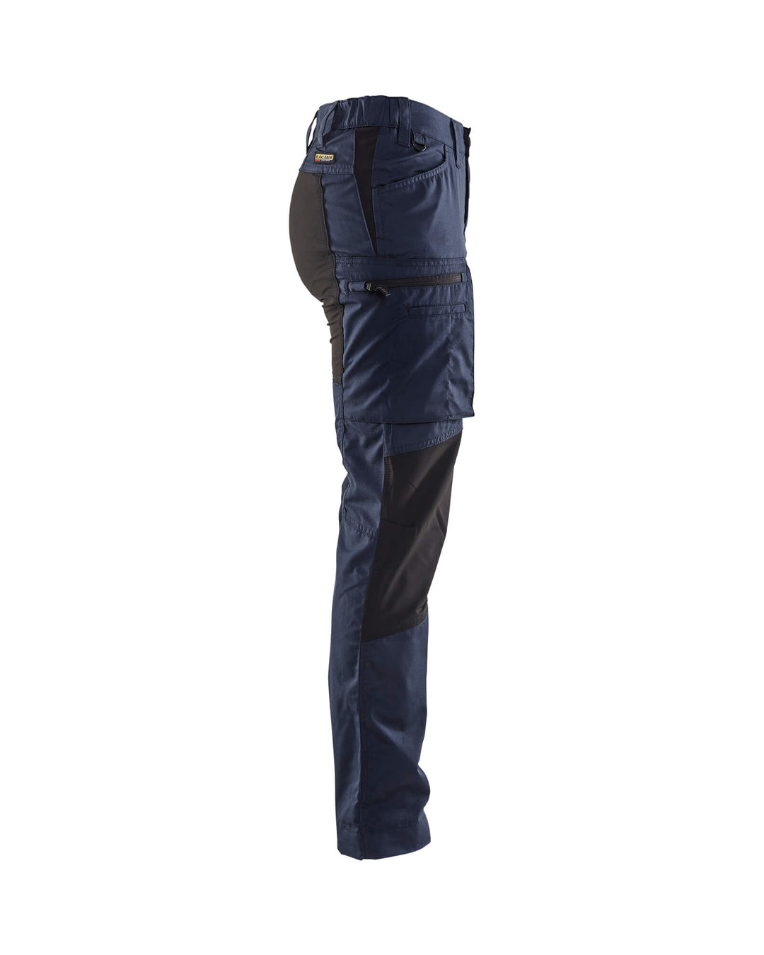 Blaklader 71591845 Stretch Service Trousers Dark Navy Blue/Black Right #colour_dark-navy-blue-black