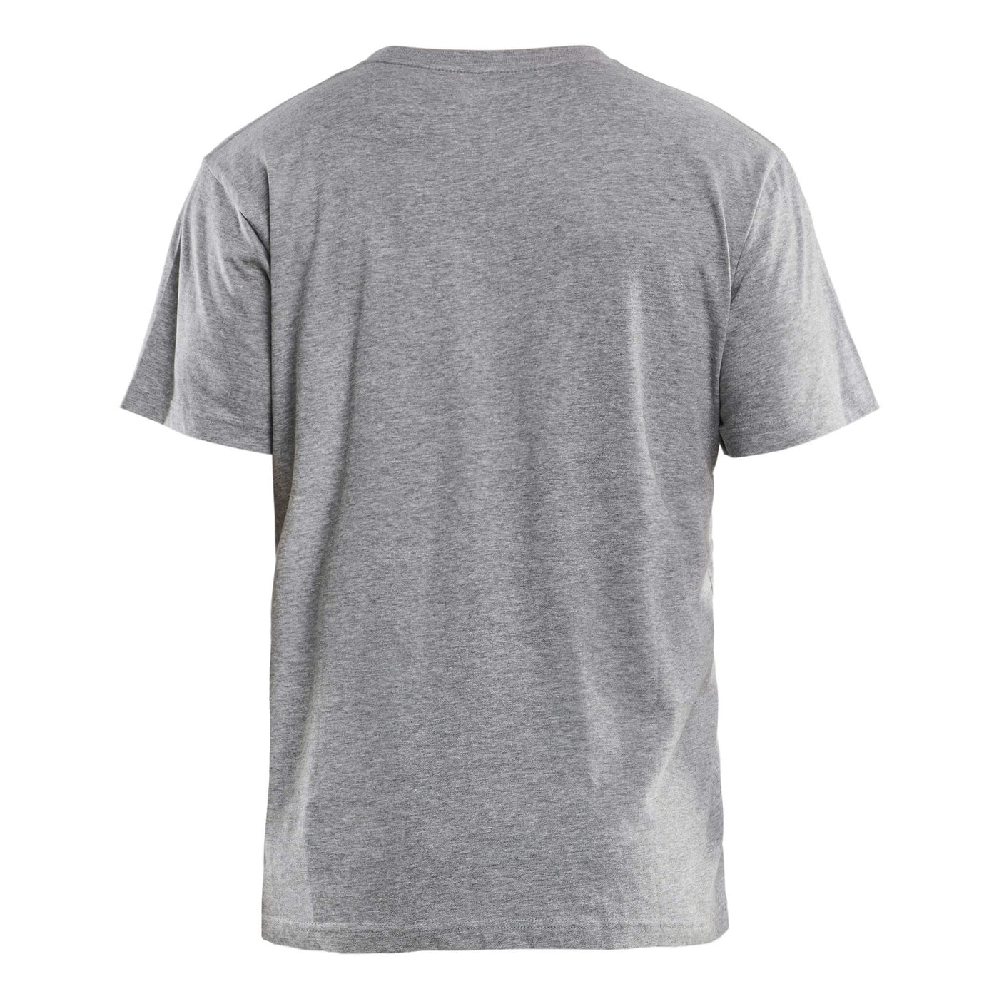 Blaklader 94181043 T-Shirt Blaklader Beach Club Print Grey Melange Rear #colour_grey-melange