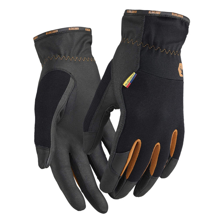 Blaklader 28601418 Touchscreen Precision Glove Supreme Strong Black/Rust Main #colour_black-rust