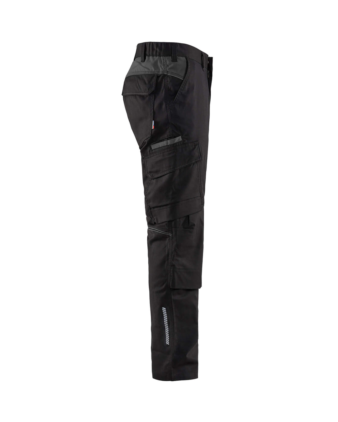 Blaklader 14481832 Trousers Knee-Pad Stretch Black/Dark Grey Right #colour_black-dark-grey