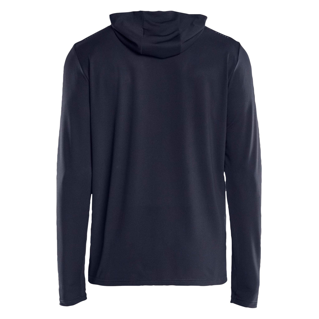Blaklader 34171126 UV-protect Function Hoodie Dark Navy Blue Rear #colour_dark-navy-blue