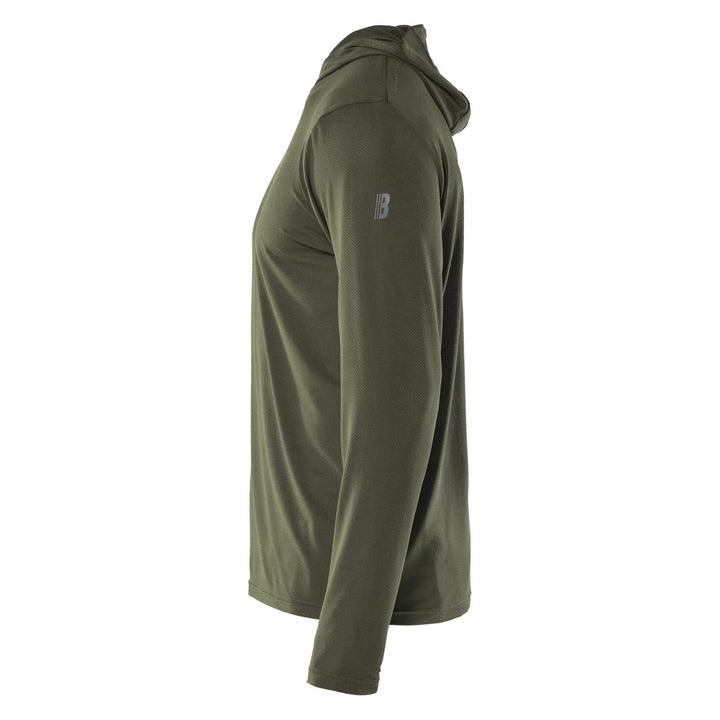 Blaklader 34171126 UV-protect Function Hoodie Forest Night Left #colour_forest-night